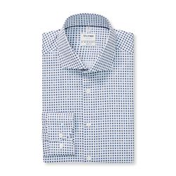 Olymp Body Fit: Businesshemd - blau/weiß (00)