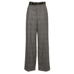 BSB Checked pants - brown/gray (COOL GREY)