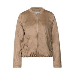 Street One Studio Velour jacket - brown (16170)