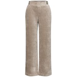 Street One Studio Straight leg corduroy pants - brown (16170)