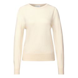 Street One Studio Pullover mit Puff-Ärmeln - beige (16351)