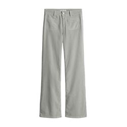 Opus Pants Flared corduroy trousers – Melly fresh - gray (8056)