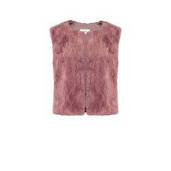 Bianca Fur vest - Tabea - red (305)