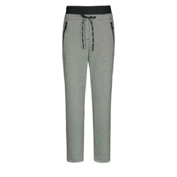 Bianca Pull-on trousers with logo elastic waistband - Siena - gray/black (799)