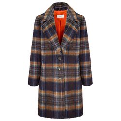 Bianca Short coat - Jane - blue/brown/orange (699)