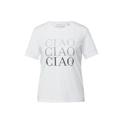 comma T-shirt jersey avec motif - blanc (01D1)