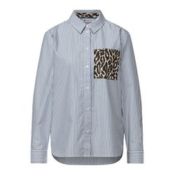 Street One Gestreifte Hemdbluse - blau (22289)