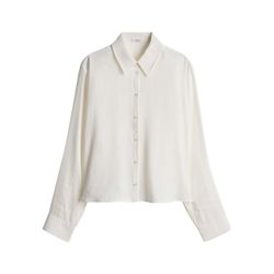 Opus Blouse - Flowy - beige/white (1004)