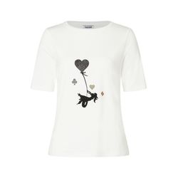 More & More Shirt mit Print - beige/weiß (0041)