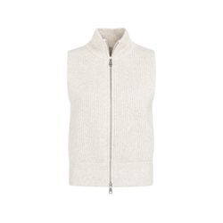 Yaya Weste mit Reißverschluss und ohne Ärmel - beige (990402)