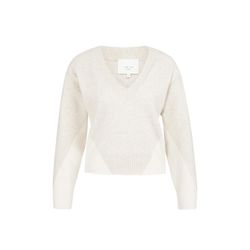 Yaya Ton-in-Ton-Pullover mit Farbblock-Design - beige (990401)