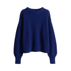 someday Strickpullover - Tellina texture - blau (60038)