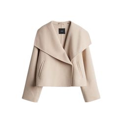 someday Wolljacke mit breitem Schalkragen - Naria - beige (20019)