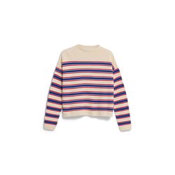 Armedangels GESTREIFTER STRICKPULLOVER - Merinaa - beige/blau/rot (3481)