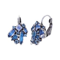 Konplott Earrings - Abegail - blue (0040-blue)