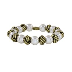 Konplott Armband- La Comtesse II - gold/silver (0040-white)
