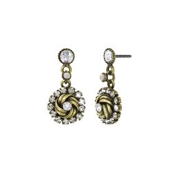 Konplott Ohrstecker - La Comtesse II - gold/silver (0040-white)