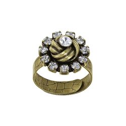 Konplott Ring - La Comtesse II - gold/silver (0040-white)
