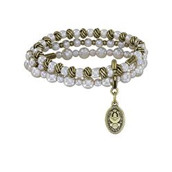 Konplott Bracelet - La Comtesse II - brun/blanc (0040-white)