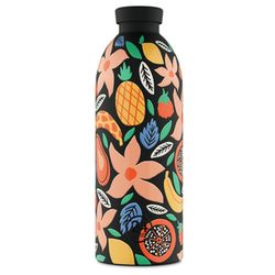 24Bottles Trinkflasche - Clima (850ml) - schwarz/orange (Tropical Noir)